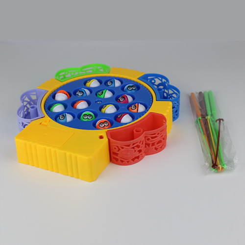 Electronic Fishing Toy, Electronic Fishing Game, Fishing Toy Set, Rotating Fishing Board Toy Set.