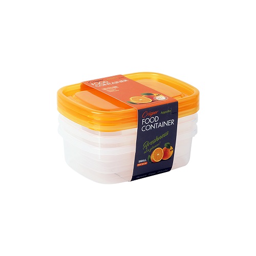 Appollo Crisper Food Container Small (600ml each) – Pack of 3
