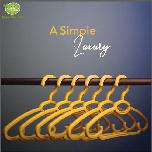 Appollo Simple Hanger Pack of 6 (17″ inch)