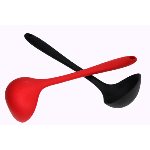 Silicone Ladle Cooking/Soup Spoon, Heat Resistant Non-Stick Spoon