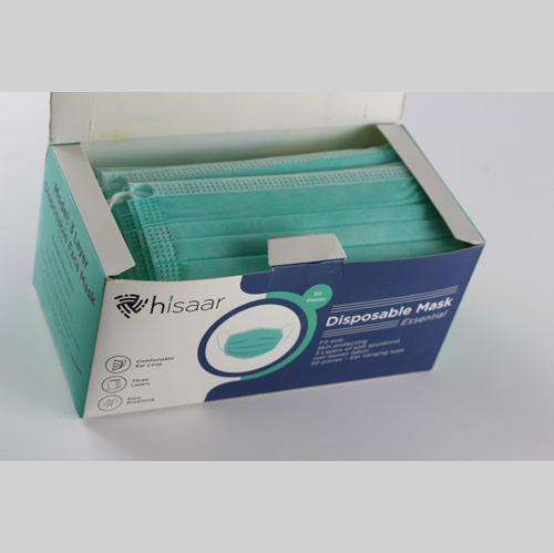 Face Mask, Disposable Face Mask, Surgical Face Mask, 3-Ply Face Mask  -  50’s Box
