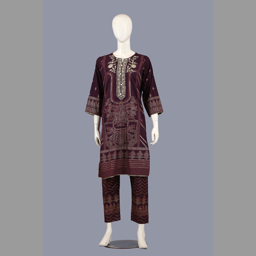 Ready to Wear, Stitched Three Pieces Suit, Summer Lawn Suit, Embroidered Three Piece Suit.