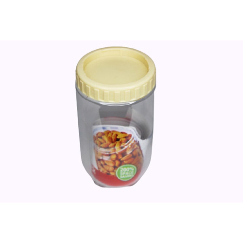 Toplock Food Storage Container, Twist Top Airtight Food Storage, Round Jar