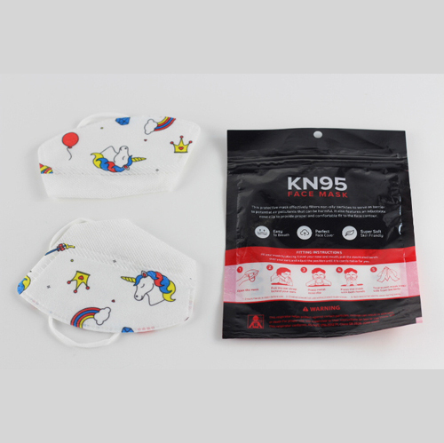 Kids’ KN95 Masks, Protective Face Mask, Disposable Kids’ Mask, Printed Face Mask for Kids – 2’s Pack