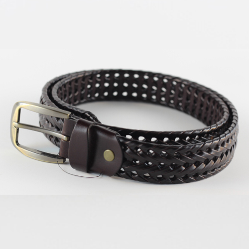 Men’s Belt, Braided Belt, Woven Style Belt for Men, Leather Belt for Men