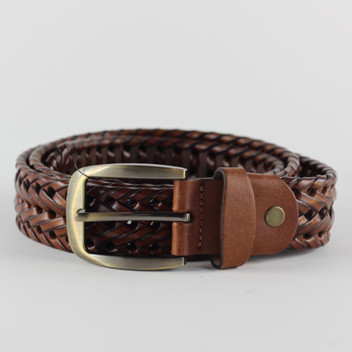 Men’s Belt, Braided Belt, Woven Style Belt for Men, Leather Belt for Men